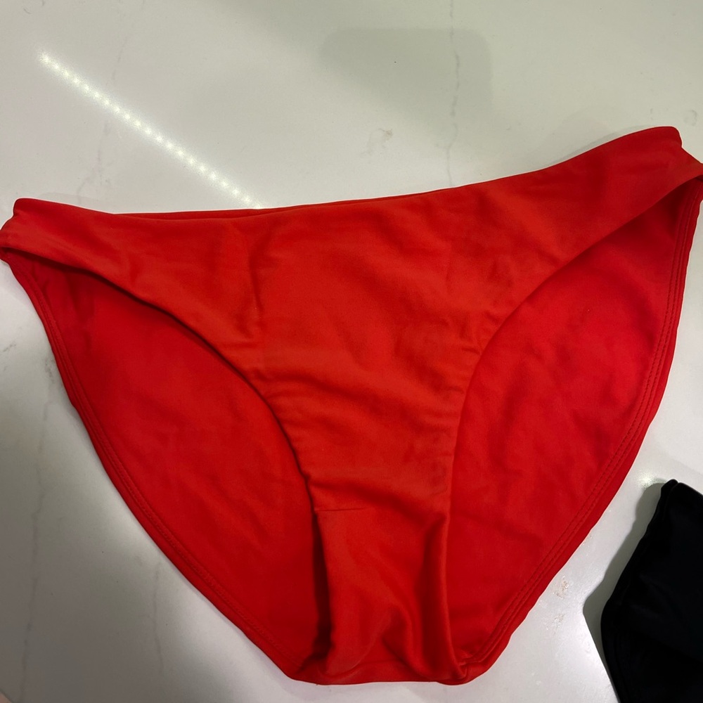 Mikoh red swim bottoms L